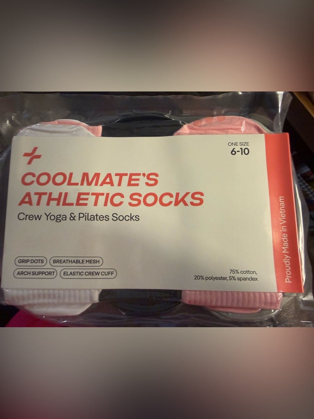 New in package! Athletic Crew Socks women's! Size 6-10